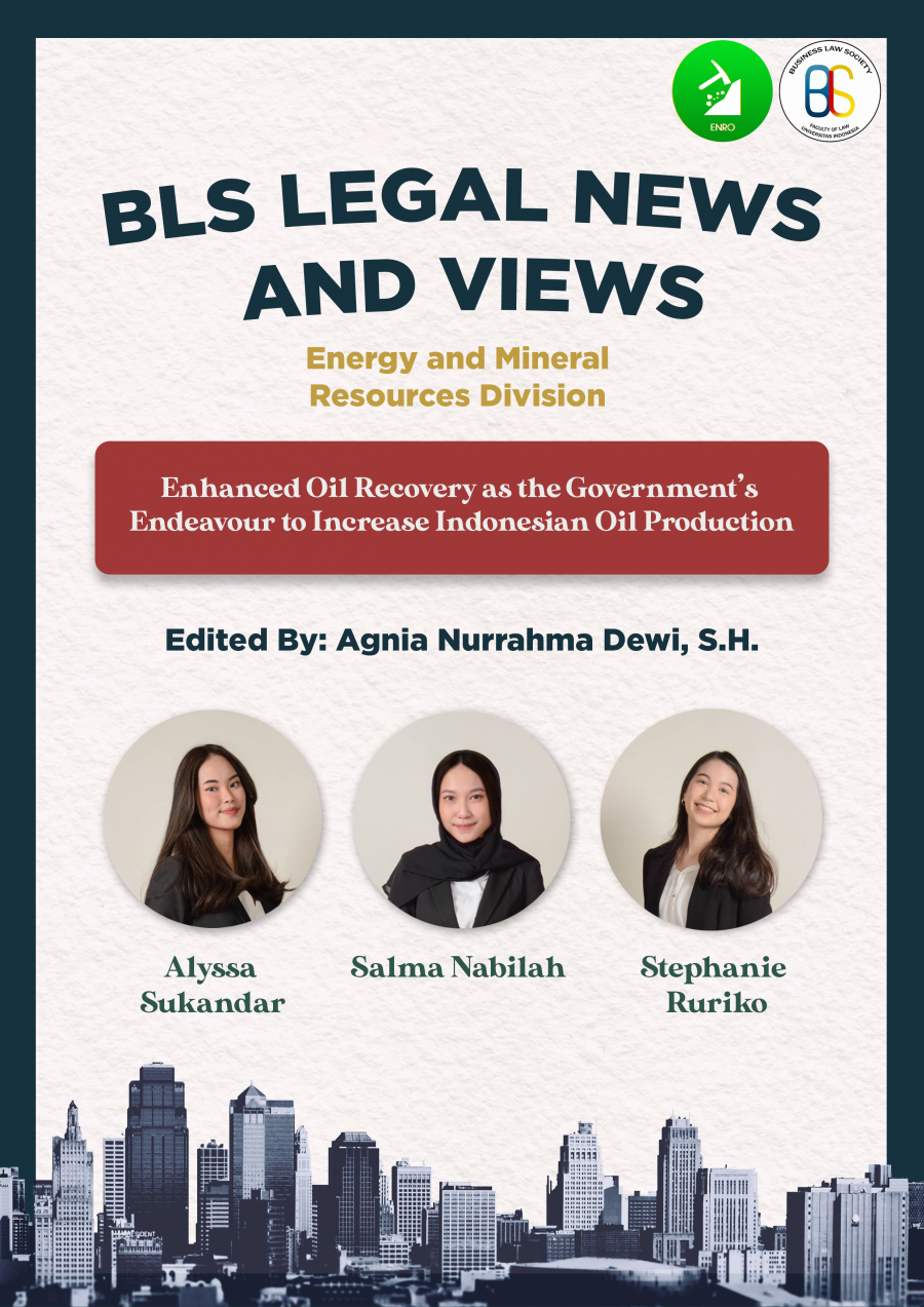 BLS Legal News and Views II Energy and Mineral Resources Division: "Enhanced Oil Recovery as the Government