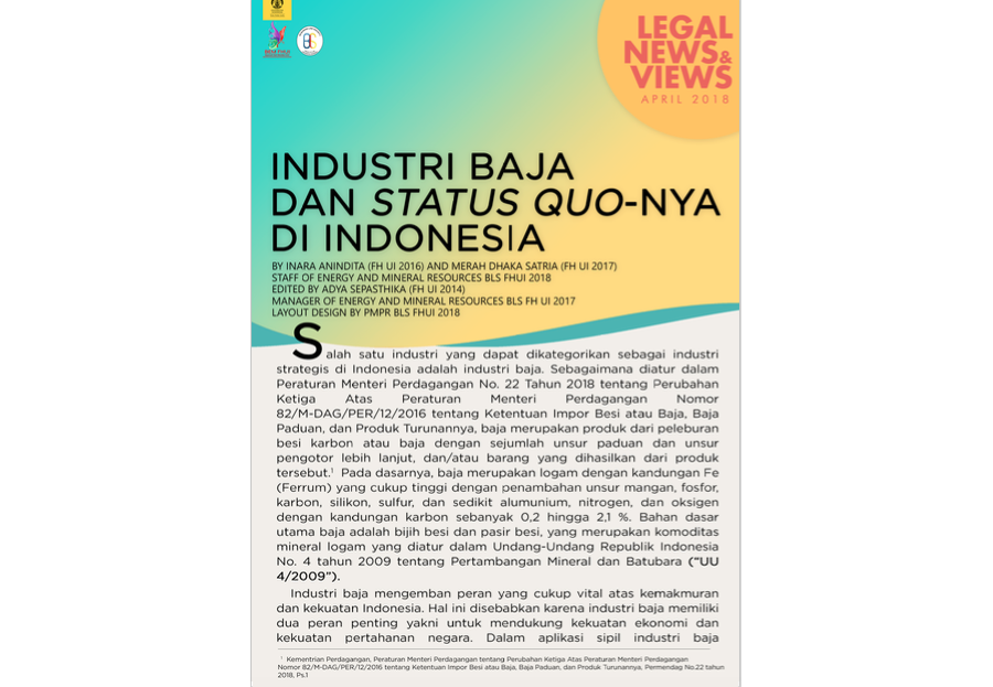 Industri Baja dan Status Quo-nya di Indonesia
