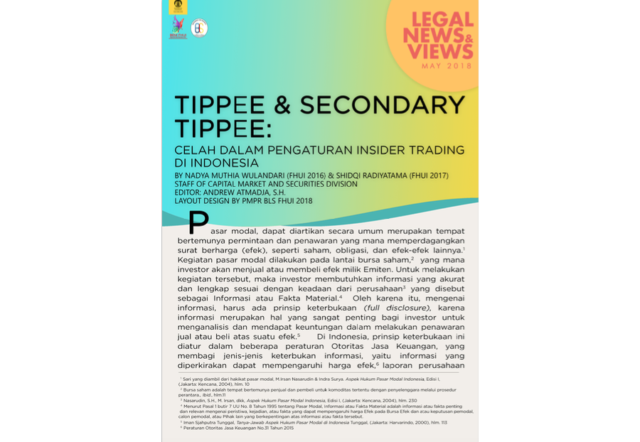 Tippee and Secondary Tippee